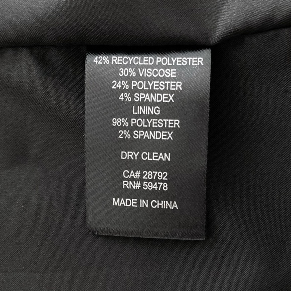 RACHEL ZOE Double Breasted Glen Plaid Open Front Longline Blazer Jacket - Picture 12 of 12